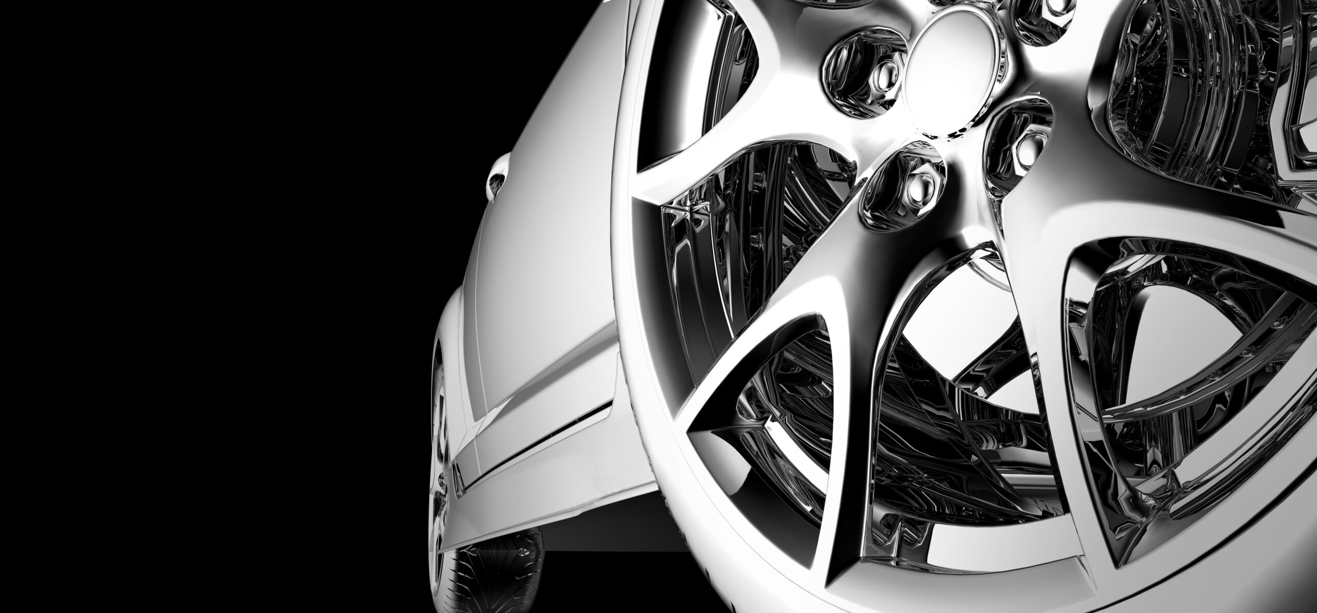 stylish metal car wheel