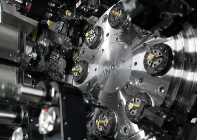 Inside of the Index Machine Closeup