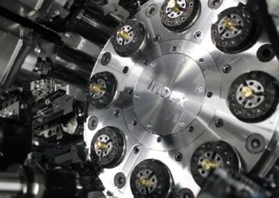 Inside of the Index Machine Closeup