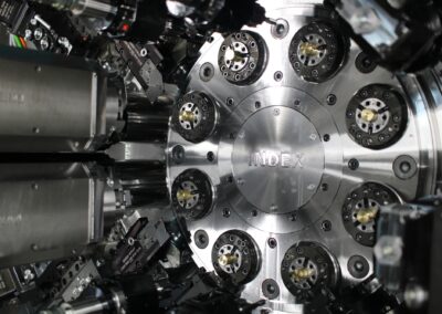 Inside of the Index Machine Closeup