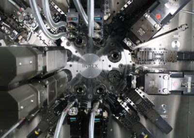 Inside of the Index Machine Closeup